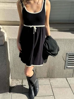 Dresses & Skirts>Djerf Avenue Amorini Dress Black - Tall