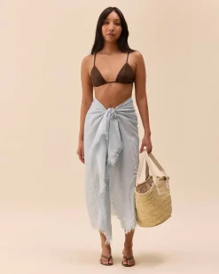 Headbands & Hair Accessories|Scarves>Djerf Avenue Beach Scarf DA Seaside Blue
