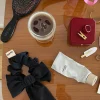 Headbands & Hair Accessories|Hair Accessories>Djerf Avenue Bow Scrunchie Ash