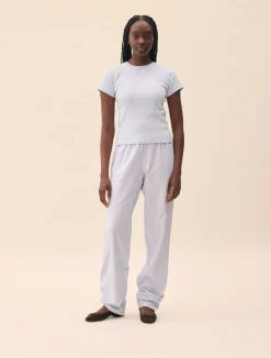 Pants>Djerf Avenue Breezy Pants Blue Stripe - Tall