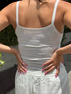 T-Shirts & Tops>Djerf Avenue Daily Tank Top Grey Melange
