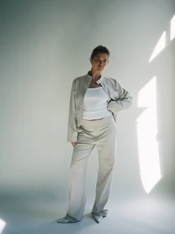 Pants>Djerf Avenue Day-to-day Pants Cream - Tall