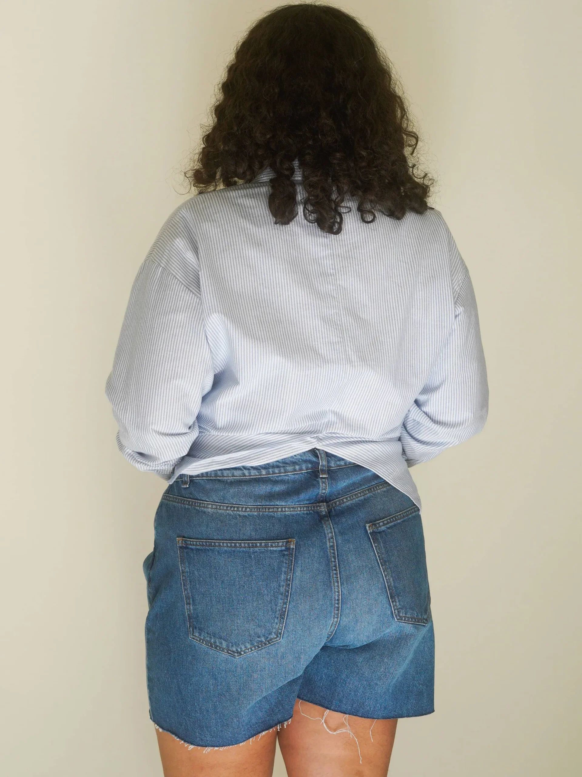 Shorts>Djerf Avenue Denim Shorts Vintage Blue