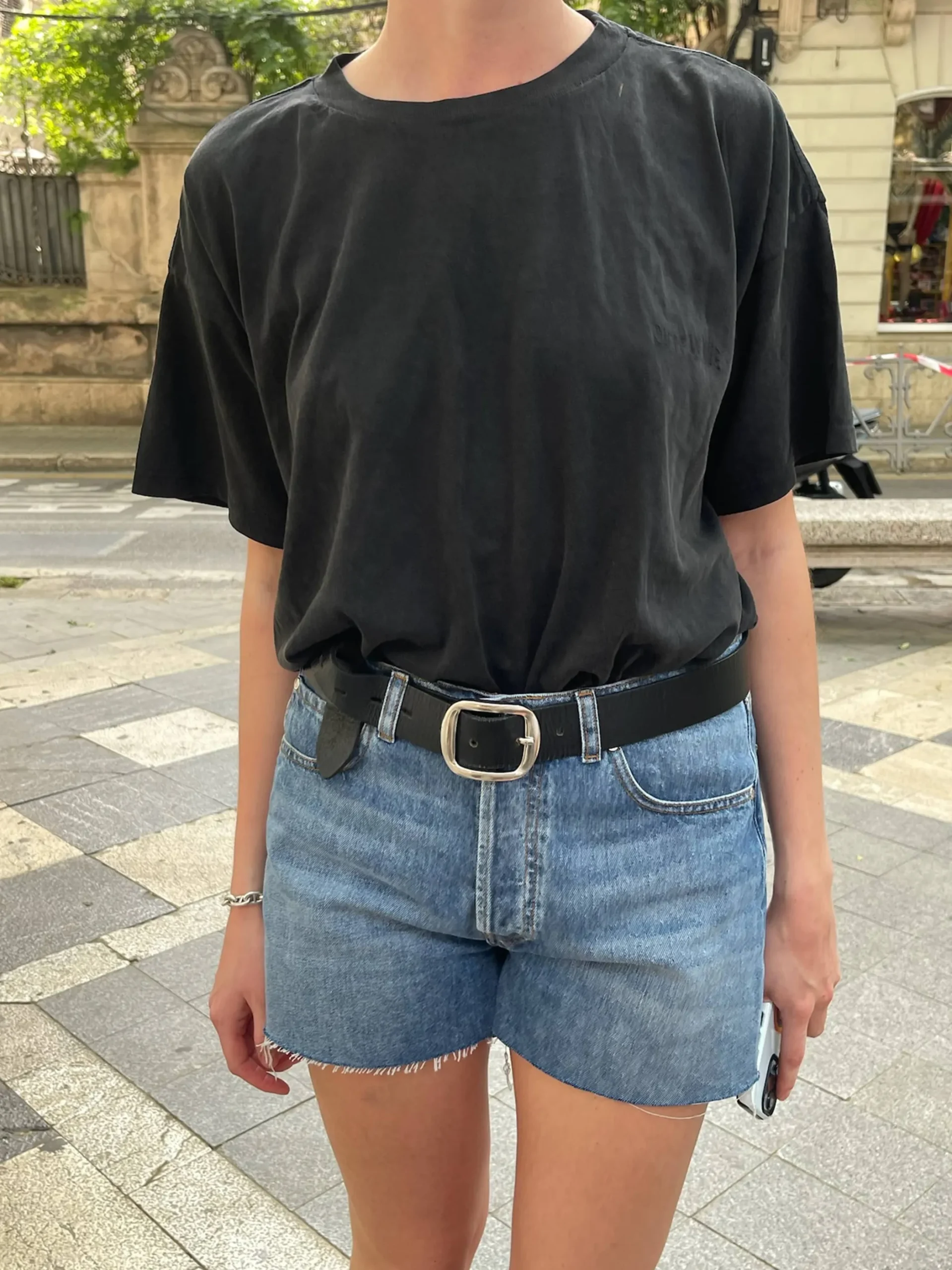 Shorts>Djerf Avenue Denim Shorts Vintage Blue