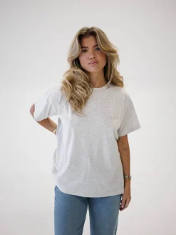 T-Shirts & Tops>Djerf Avenue Essential T-shirt Grey Melange