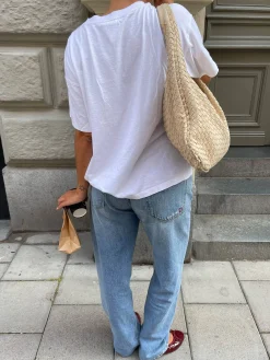 T-Shirts & Tops>Djerf Avenue Essential T-shirt White