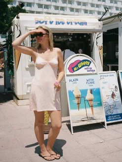 Pjs>Djerf Avenue Go Slow Dress Summer Treat