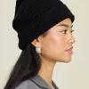 Hats & Caps|Headbands & Hair Accessories>Djerf Avenue Knitted Beanie Black