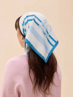 Headbands & Hair Accessories|Scarves>Djerf Avenue Little Scarf DA Coastal Blue