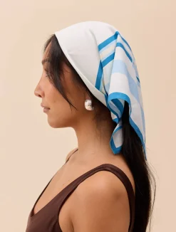 Headbands & Hair Accessories|Scarves>Djerf Avenue Little Scarf DA Coastal Blue