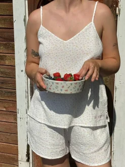 Shorts|Pjs>Djerf Avenue Muslin Shorts Summer Field