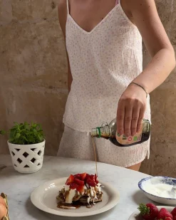 Pjs>Djerf Avenue Muslin Strap Top Summer Field