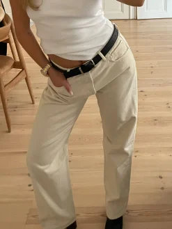 Pants|Jeans>Djerf Avenue Relaxed Jeans Cream
