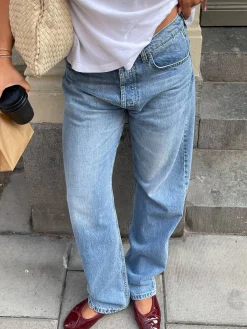 Pants|Jeans>Djerf Avenue Relaxed Jeans Washed Blue