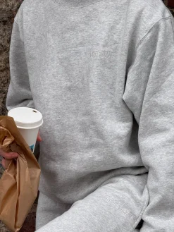 T-Shirts & Tops|Sweaters>Djerf Avenue Staple Sweatshirt Grey