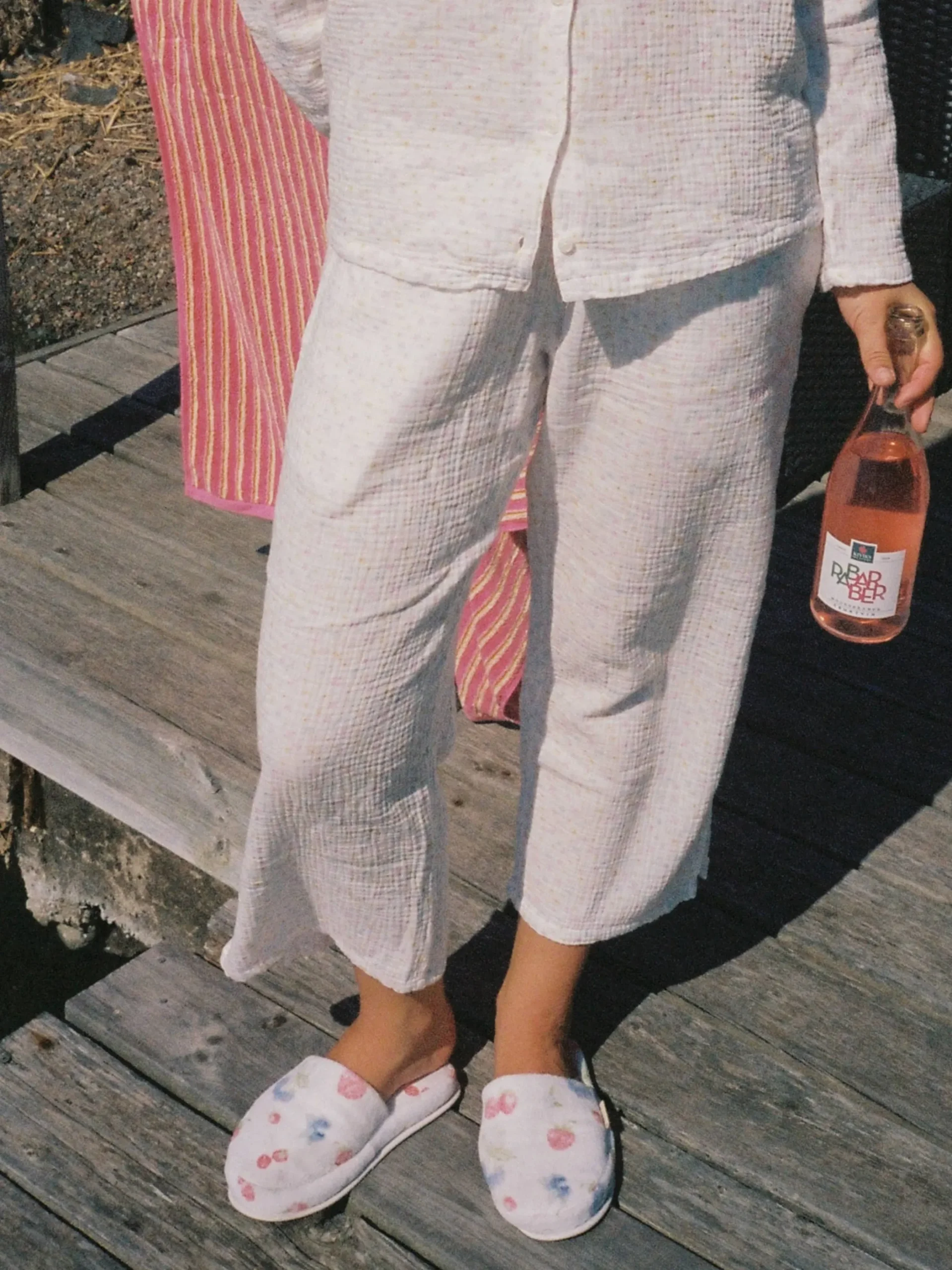 Lounge Accessories>Djerf Avenue Terry Slippers Summer Berries