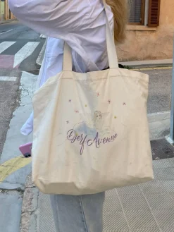 Headbands & Hair Accessories|Tote Bags>Djerf Avenue Tote Bag Angel Print
