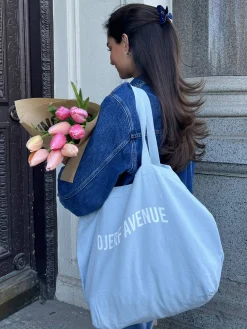 Headbands & Hair Accessories|Tote Bags>Djerf Avenue Tote Bag Light Blue