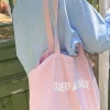 Headbands & Hair Accessories|Tote Bags>Djerf Avenue Tote Bag Pink